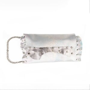 Alternative view of ΜΕΤΑΛΛΙΚΗ ΔΕΡΜΑΤΙΝΗ ΤΣΑΝΤΑ LOLA (glam rock style)