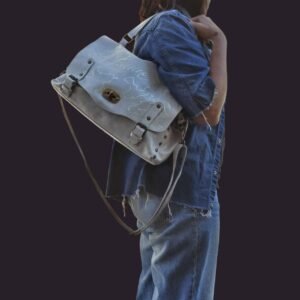 Alternative view of ΔΕΡΜΑΤΙΝΗ ΤΣΑΝΤΑ VINTAGE (ΣΕ ΣΥΝΕΡΓΑΣΙΑ )